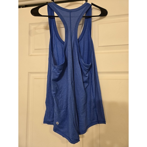 Women's Lululemon Racerback Tank Top Royal Blue Sz 8 Soft Gym Exercise Shirt - Picture 3 of 8